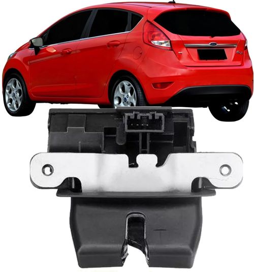 Fechadura com Trava Eletrica Porta Malas Fiesta Hatch 2010 À 2019