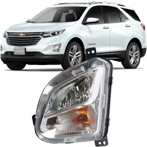 Farol de Milha Equinox 2.0 e 1.5 Turbo de 2018 À 2021 - Esquerdo