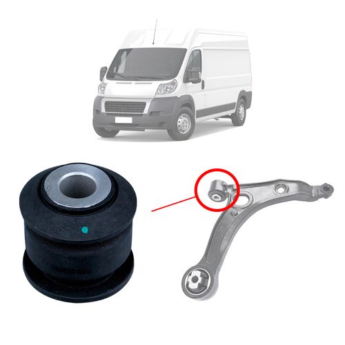 Bucha Menor Bandeja Dianteira Fiat Ducato 2.3 - Vários Anos