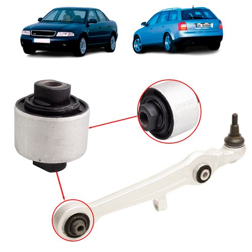 Bucha do Braço Reto Inferior Audi A4 A8 1994 A 2002/ Volkswagen Passat 1996 A 2000