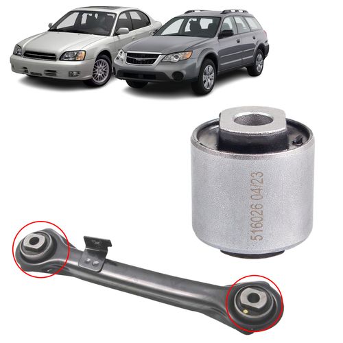 Bucha do Braço Traseiro Subaru Legacy 1998 A 2003/ Outback 2000 A 2009