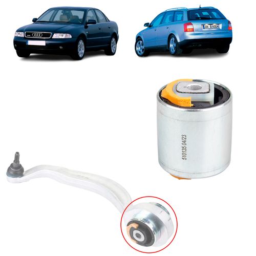 Bucha do Braço Curvo Dianteiro Audi A4 1994 A 2002/ A8 1994 A 2002/ Volkwagem Passat 1996 A 2000