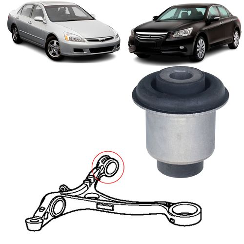 Bucha Bandeja Balança Honda Accord 2.0 3.5 2008 a 2012 Inferior Dianteira Dianteira