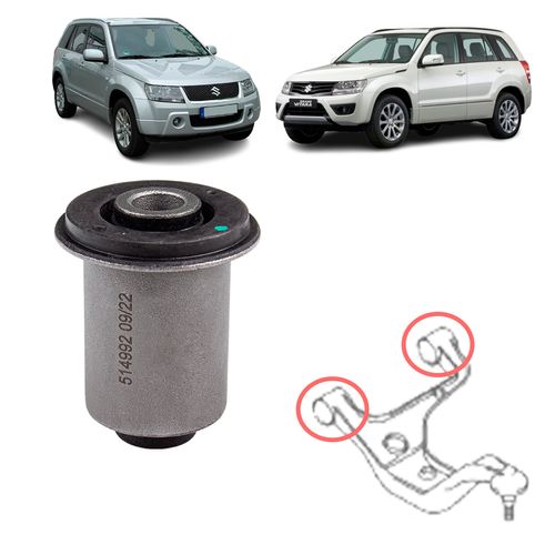 Bucha da bandeja superior traseira Suzuki Grand Vitara 2005 A 2015