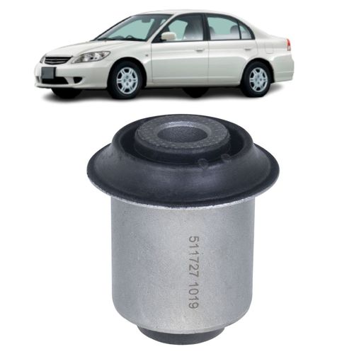 Bucha Bandeja Balança Honda Civic 1.7 EX/ LX/ LXL 2001 a 2006 Dianteira Menor Traseira