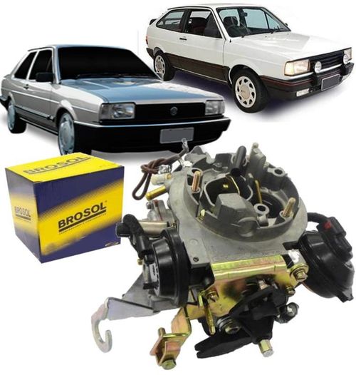 Carburador 2E Gol GT GTS Santana Parati Saveiro Voyage AP 1.8 à Gasolina Original Solex Brosol