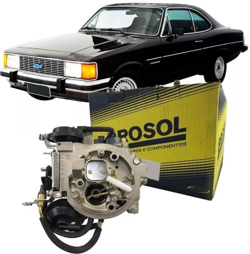Carburador 3E Opala Caravam 2.5 4cc a Alcool Original Solex Brosol