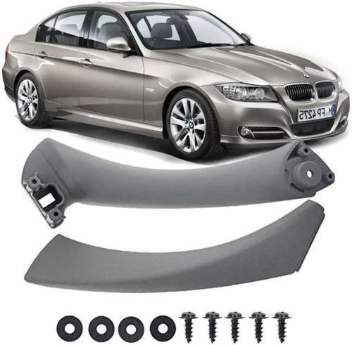 Puxador Porta Esquerda Bmw 320i 325i 330i 328i 335i E90 E91 de 2005 À 2012 - Cinza Platina