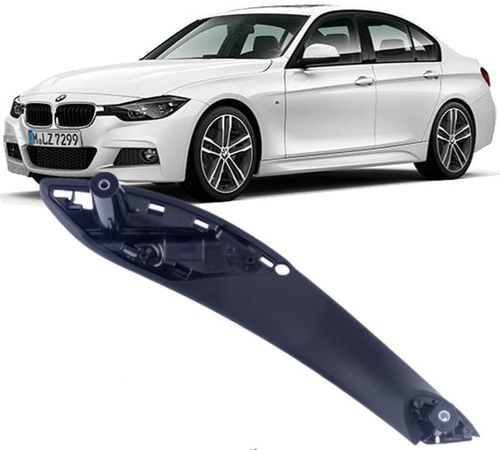 Puxador Porta Dianteira Esquerda Bmw 320i 325i 330i 328i 335i F30 de 2013 À 2019 - Preto