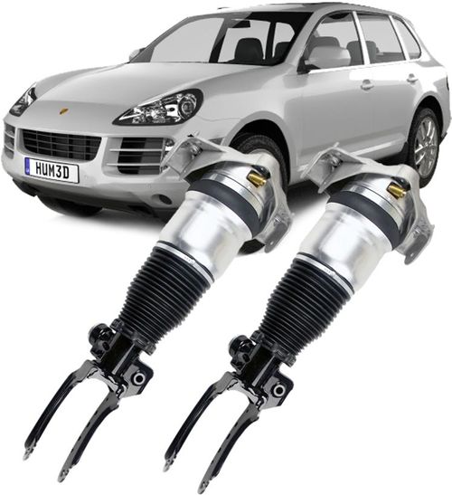 Par de Amortecedor com Bolsa de Ar Audi Q7 Cayenne Touareg de 2002 À 2010