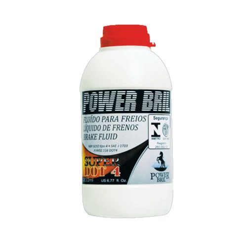 Fluido freio dot4 200ml power bril / UN / Power