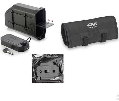 Combo Caixa Ferramenta + Bolsa Givi Bmw R1200/ 1250 Gs (suporte Monokey)