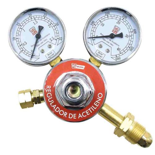 Regulador de Pressão Acetileno - 110183 - V8 Brasil