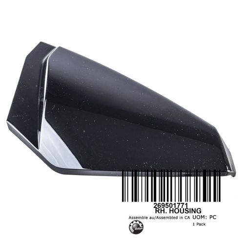 Carcaça Preta Do Retrovisor Direito ( 269502204)