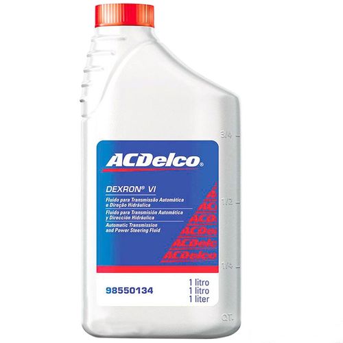 Óleo Lubrificante para Transmissão Automática e Direção Hidráulica Dexron 6 ACDelco 1L