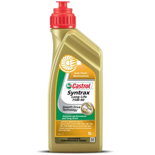 Óleo de Transmissão Castrol Syntrax 75W90 Long Life 100% Sintético 1L