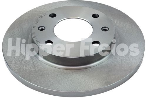DISCO FREIO (DIANT) SOLIDO (24.5CM) / 206 98-  1.0/1.4  I  C/S/ABS / HIPPER FREIOS HF298