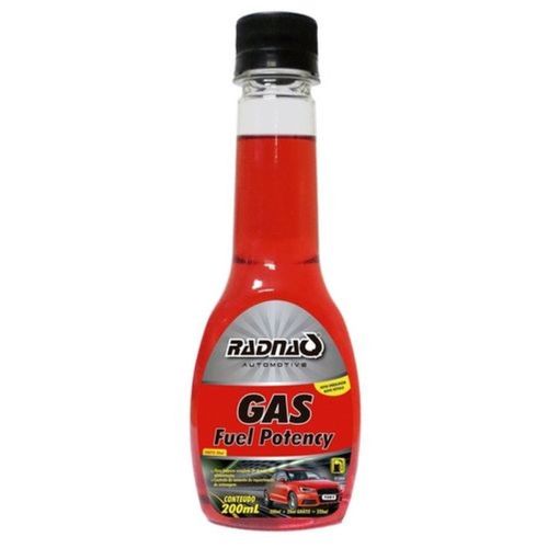 Aditivo Combust�vel Radnaq Gas Fuel Potency Gas Fuel Potency 200ml Radnaq 1081-24 Pe�a