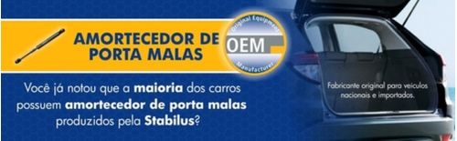 AMORTECEDOR CAMINHAO TAMPA TRASEIRA ESC 84/ 601813 ESCORT 84/ C/S LIMPADOR Stabilus 601813 PEÇA