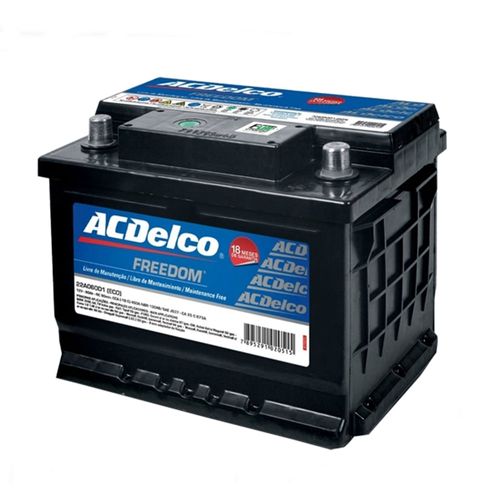 Bateria AC Delco 50 Amperes 12 Volts Lado Direito Caixa Alta