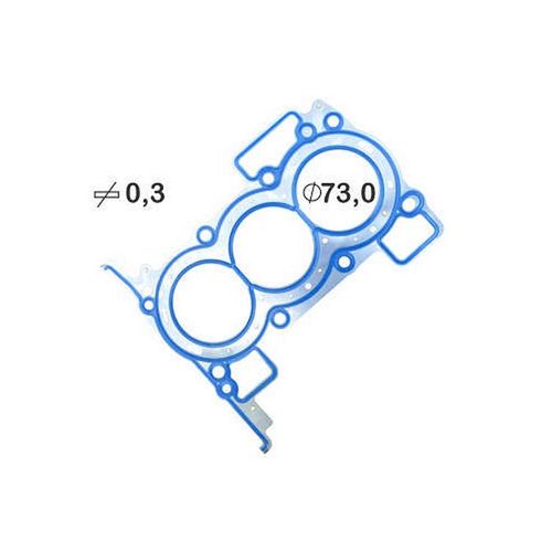 JUNTA DO CABECOTE AÇO INOX - RENAULT LOGAN | SANDERO | KWID SCE B4D 1.0 12V 3CIL 2016 ... - BASTOS
