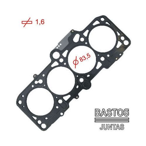 JUNTA DO CABECOTE - VW BORA GOLF JETTA 2.0 8V MI APK BEH APOS 1998 | MLS - BASTOS