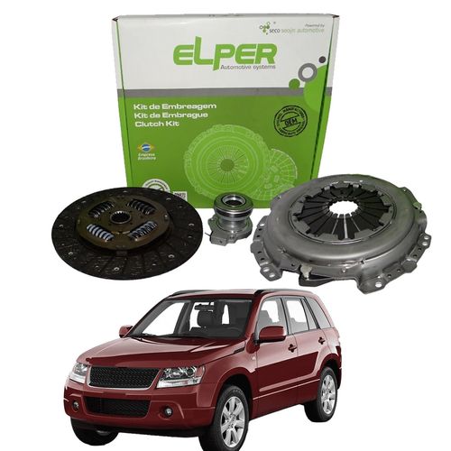 Kit Embreagem Grand Vitara 2.0 16v 2009 Elper + Atuador - 68072 - 90338