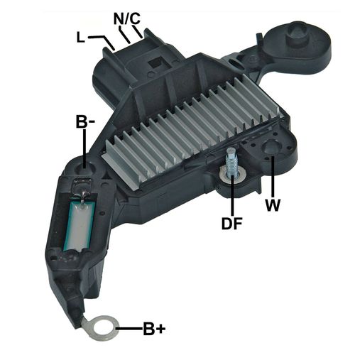 REGULADOR VOLTAGEM FORD FIESTA KA COURIER / ALT. VISTEON - 61438 - GA350