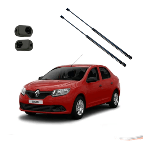 Par Amortecedores Capô Logan G2 Após 13