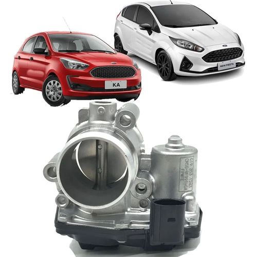 Corpo de Borboleta TBI Original Ford Ka 1.0 12V 3cc 2014 a 2022 New Fiesta 1.0 12V 3cc 2016 a 2019
