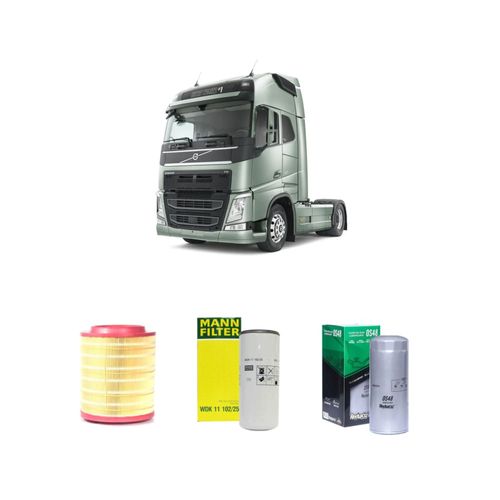KIT DE FILTROS LINHA PESADA - VOLVO FH 460 460CV 2009 ADIANTE.