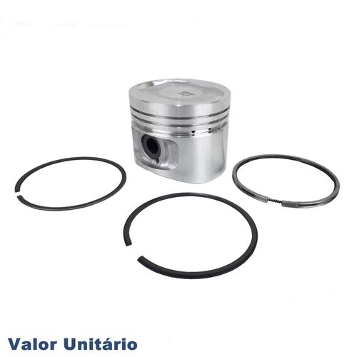 Pistão com Anéis de Segmento Medida STD Metal Leve Fiat Tempra 2.0 8v Gasolina Carburado