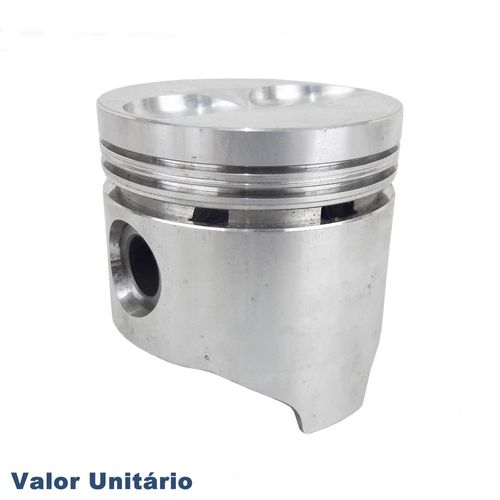 Pistão sem Anéis de Segmento Medida 0,20 Metal Leve Fiat Uno Mille e Uno Smart Motor 1.0 Fiasa Gasolina com Injeção Eletrônica e Carburado