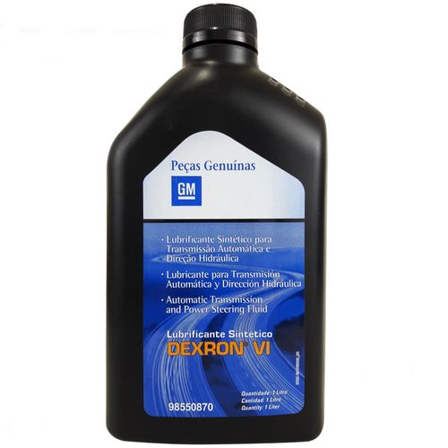 Óleo Lubrificante Sintético para Transmissão Automática e Direção Hidráulica Dexron 6 Original GM 1L