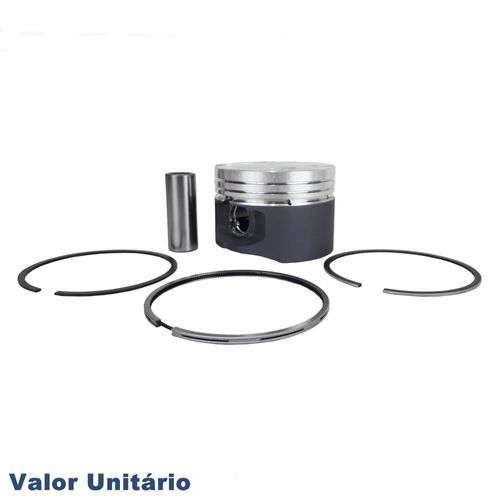Pistão com Anéis de Segmento Medida 0,40 Fiat Marea 2.0 20v Mpi 142cv 99 até 2000 Versões ELX, HLX, SX e City
