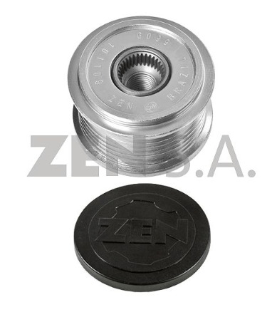 Polia Roda Livre Alternador ZEN 5509 Toyota Hilux SW4 Hiace Land Cruiser