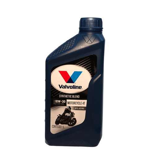 Óleo Lubrificante Valvoline Synthetic Blend Motorcycle 4T SAE 10W30 - 1L