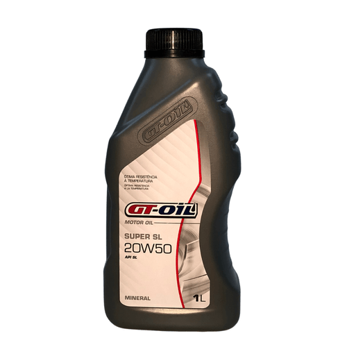 Óleo Lubrificante Mineral GT-Oil Super SL 20W-50 - 1L