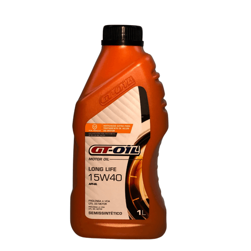Óleo Lubrificante Semissintético GT-Oil Long Life 15W40 - 1L