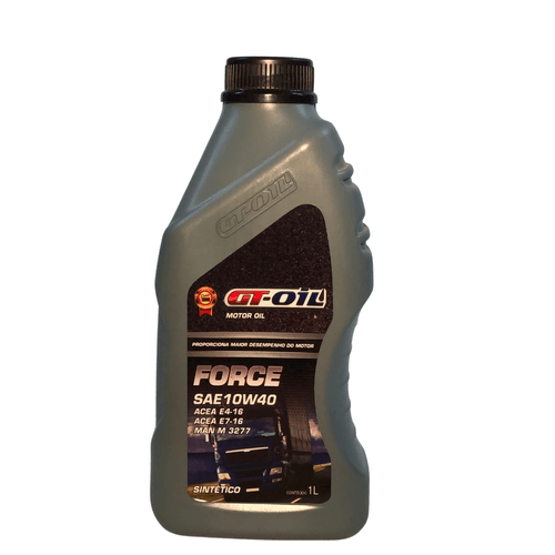 Óleo Lubrificante GT-Oil para Motores a Diesel Force SAE 10W40 - 1L