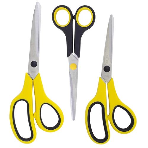 Kit Tesoura Uso Geral com 3 Peças