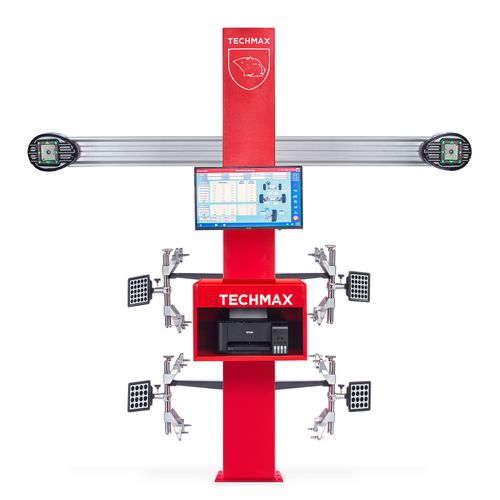Alinhador Digital 3D TECHMAX-MAX-S2 com Alvos e Câmeras Digitais