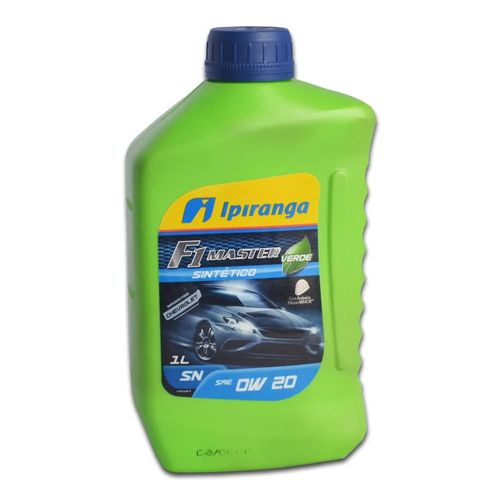 Óleo de Motor 0W 20 Sintético Verde Ipiranga