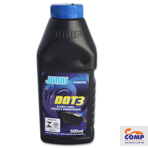 Fluído DOT-3 para Freios e Embreagem Jurid 500 ml