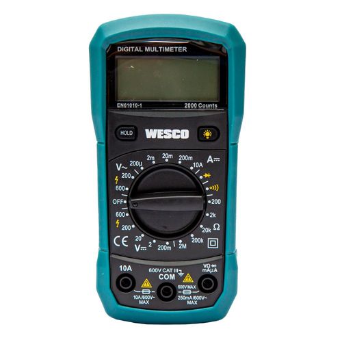 Multímetro Profissional Digital Portátil 9v Ws8950 Wesco