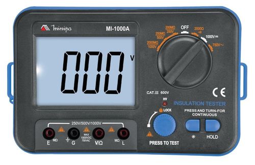 Megometro Digital Minipa Mod. MI-1000A Com Nota Fiscal