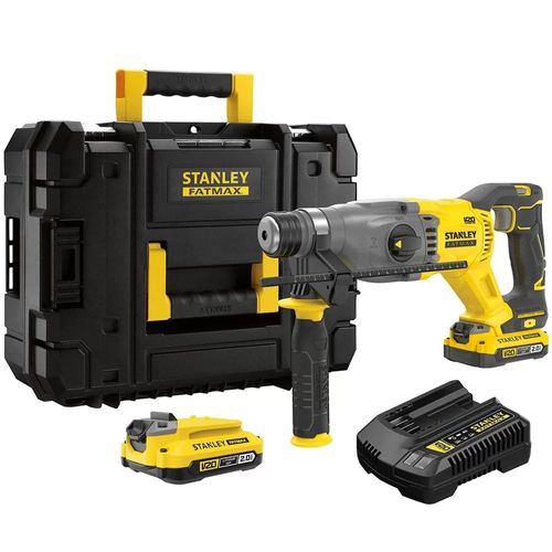 Martelete Perfurador/Rompedor SDS Plus 22mm 20V Com 2 Baterias e Maleta Tstak - Stanley SBH900D2K-BR