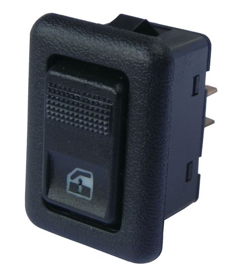 INTERRUPTOR BOTAO VIDRO ELETRICO  SIMPLES PARA  GOL /PARATI /SANTANA 95 5 TERMINAL  - IM11255