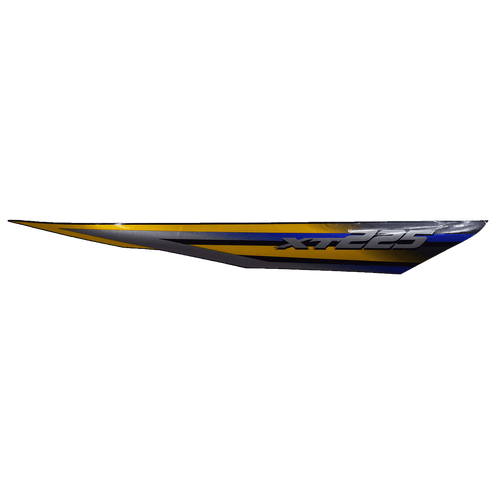 Adesivo Tampa Lateral Direta XT 225 2005 Amarelo Original Yamaha