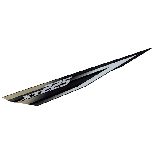 Faixa da Tampa Lateral Esquerda XT 225 2005 Preto Original Yamaha